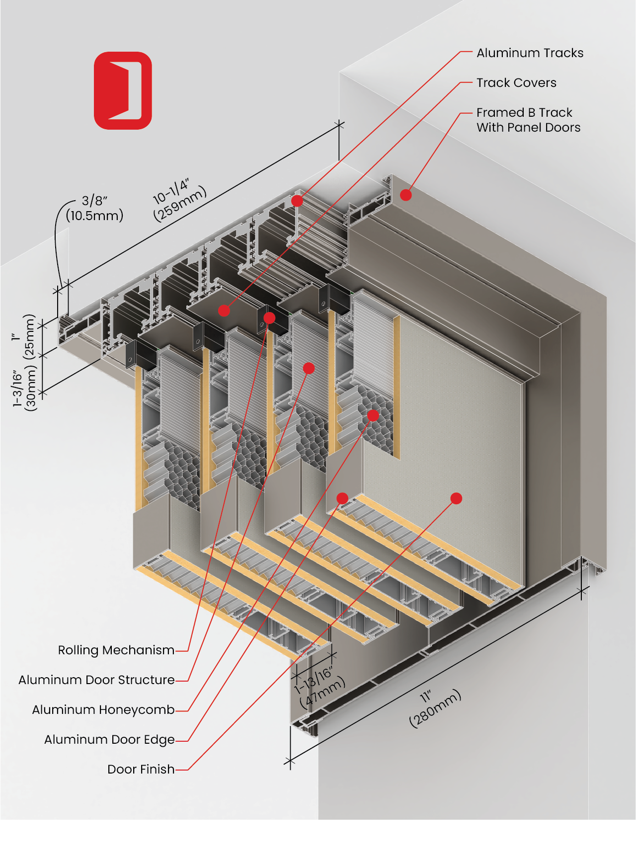 Aria Framed Sliding Series (Panel) - DOWRS