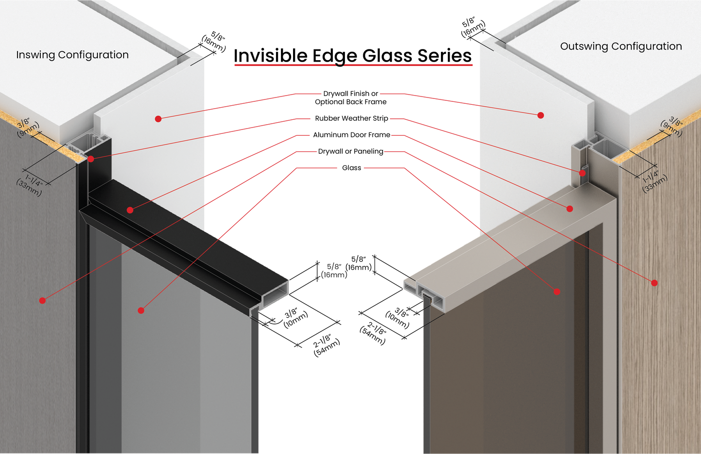 Invisible Edge Glass Series - DOWRS